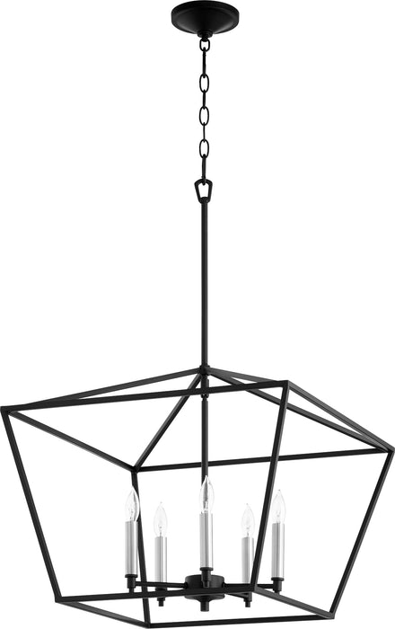 Quorum Home Quorum - 644-5-69 - Five Light Chandelier - Textured Black