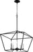 Quorum Home Quorum - 644-5-69 - Five Light Chandelier - Textured Black