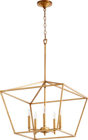Quorum Home Quorum - 644-5-74 - Five Light Chandelier - Gold Leaf