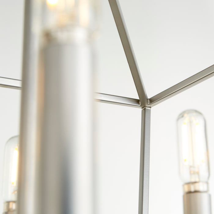 Quorum Home Quorum - 644-6-64 - Six Light Chandelier - Classic Nickel