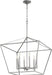 Quorum Home Quorum - 644-6-64 - Six Light Chandelier - Classic Nickel
