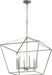 Quorum Home Quorum - 644-6-64 - Six Light Chandelier - Classic Nickel