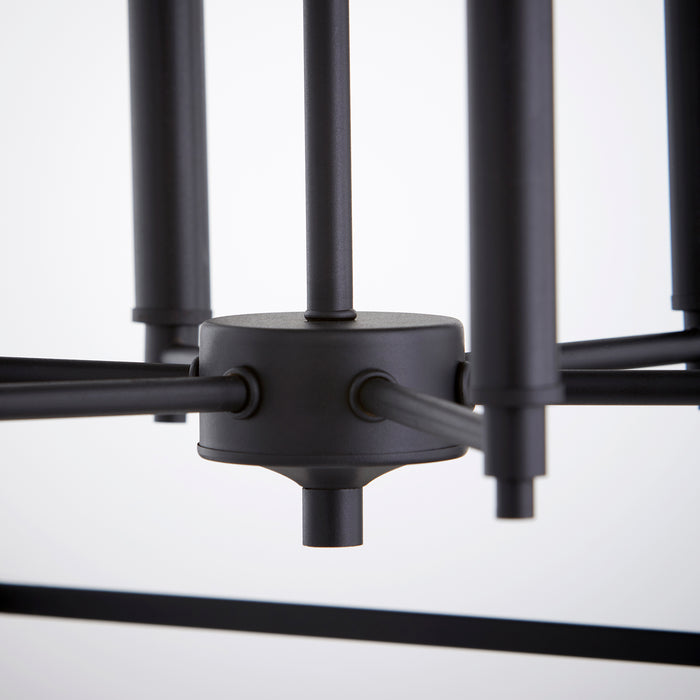 Quorum Home Quorum - 644-6-69 - Six Light Chandelier - Textured Black