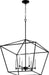 Quorum Home Quorum - 644-6-69 - Six Light Chandelier - Textured Black