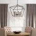Quorum Home Quorum - 644-6-86 - Six Light Entry Pendant - Oiled Bronze