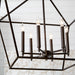 Quorum Home Quorum - 644-6-86 - Six Light Entry Pendant - Oiled Bronze