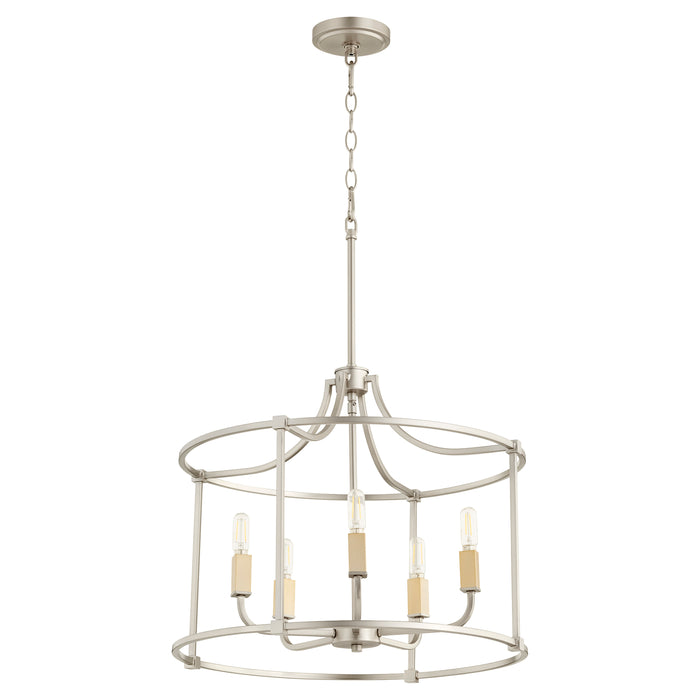 Quorum Home Quorum - 646-5-65 - Five Light Nook - Satin Nickel