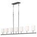 Quorum Home Quorum - 647-7-59 - Seven Light Linear Chandelier - Matte Black