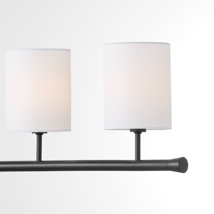 Quorum Home Quorum - 647-7-59 - Seven Light Linear Chandelier - Matte Black