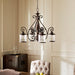 Quorum Home Quorum - 6473-4-39 - Four Light Chandelier - Vintage Copper
