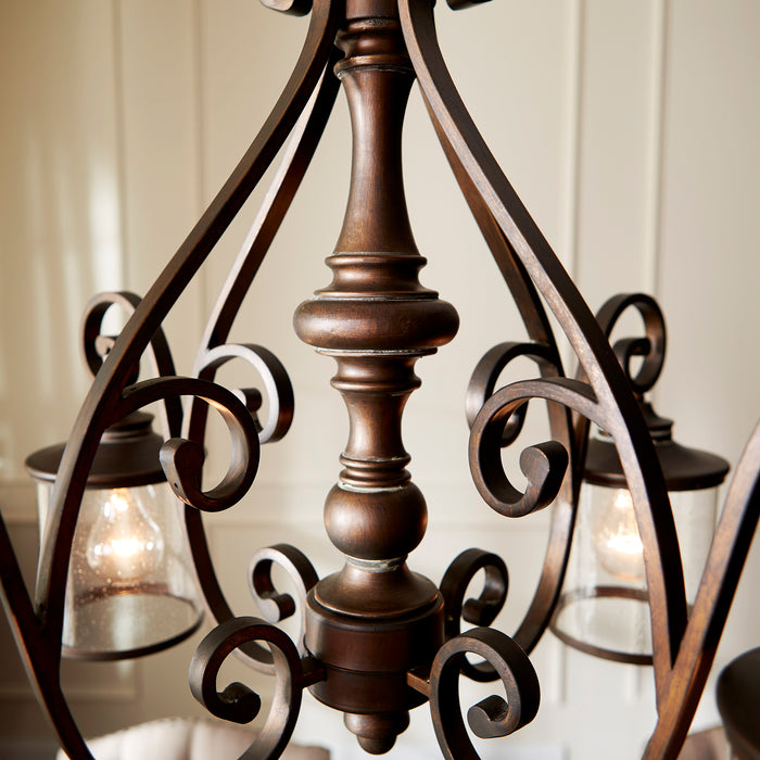 Quorum Home Quorum - 6473-4-39 - Four Light Chandelier - Vintage Copper