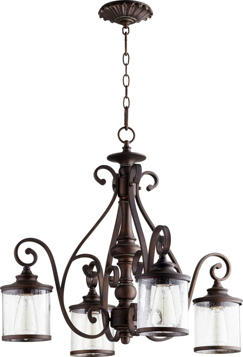 Quorum Home Quorum - 6473-4-39 - Four Light Chandelier - Vintage Copper