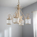 Quorum Home Quorum - 6473-4-70 - Four Light Chandelier - Persian White