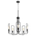 Quorum Home Quorum - 650-5-69 - Five Light Chandelier - Textured Black