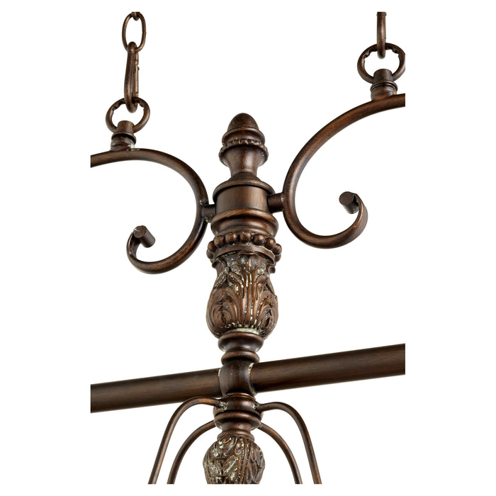 Quorum Home Quorum - 6506-3-39 - Three Light Island Pendant - Vintage Copper