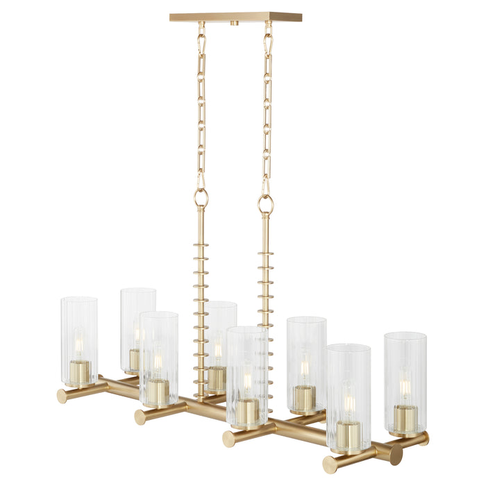 Quorum Home Quorum - 651-8-80 - Eight Light Chandelier - Aged Brass