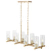 Quorum Home Quorum - 651-8-80 - Eight Light Chandelier - Aged Brass
