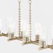Quorum Home Quorum - 651-8-80 - Eight Light Chandelier - Aged Brass