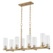 Quorum Home Quorum - 651-8-80 - Eight Light Chandelier - Aged Brass