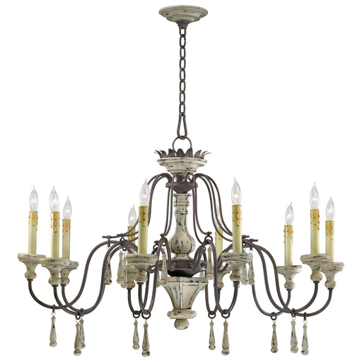 Quorum Home Cyan - 6513-10-43 - Ten Light Chandelier - Carriage House