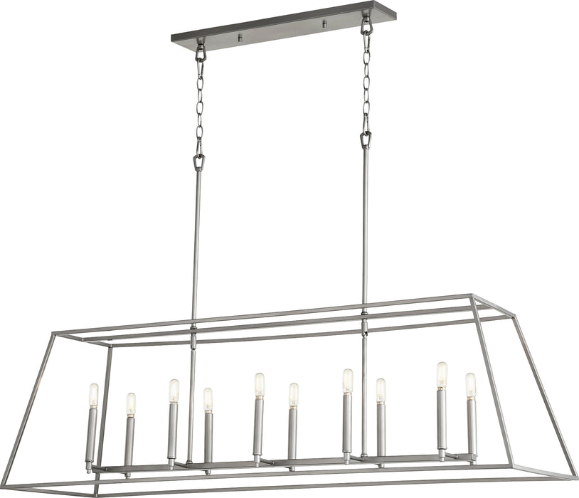 Quorum Home Quorum - 654-10-64 - Ten Light Pendant - Classic Nickel
