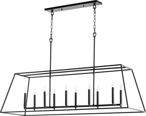 Quorum Home Quorum - 654-10-69 - Ten Light Pendant - Textured Black
