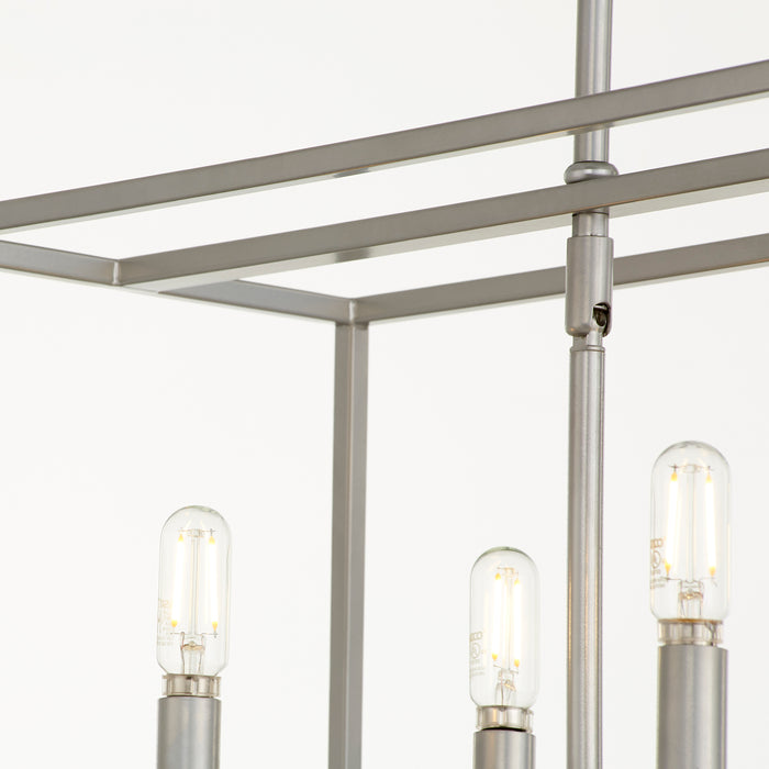 Quorum Home Quorum - 654-6-64 - Six Light Pendant - Classic Nickel