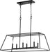 Quorum Home Quorum - 654-6-69 - Six Light Pendant - Textured Black