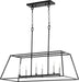 Quorum Home Quorum - 654-6-69 - Six Light Pendant - Textured Black