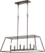 Quorum Home Quorum - 654-6-86 - Six Light Entry Pendant - Oiled Bronze