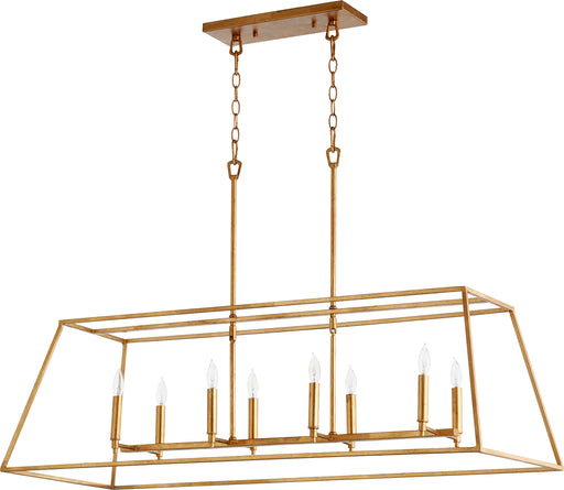 Quorum Home Quorum - 654-8-74 - Eight Light Pendant - Gold Leaf