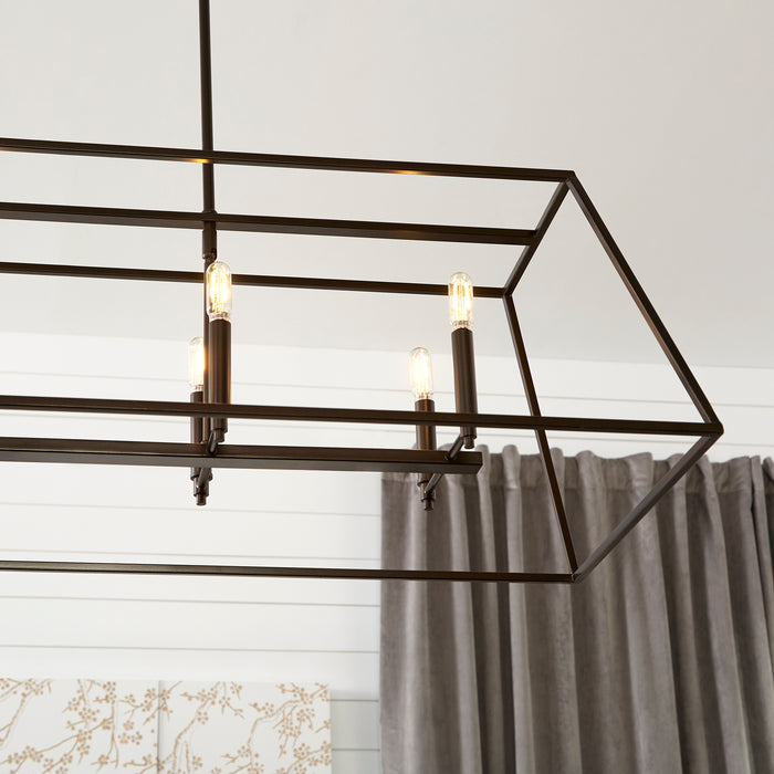 Quorum Home Quorum - 654-8-86 - Eight Light Entry Pendant - Oiled Bronze
