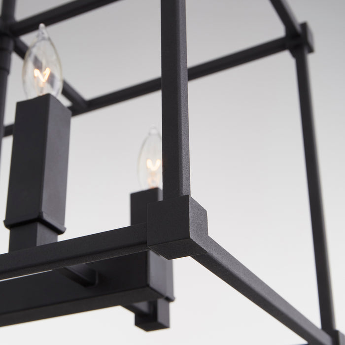 Quorum Home Quorum - 656-6-69 - Six Light Linear Pendant - Textured Black