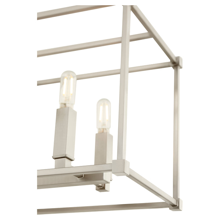 Quorum Home Quorum - 656-8-65 - Eight Light Pendant - Satin Nickel