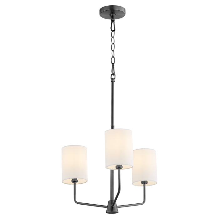 Quorum Home Quorum - 657-3-59 - Three Light Chandelier - Matte Black