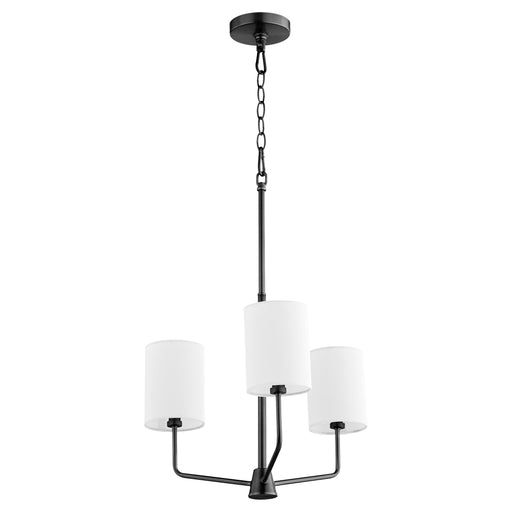Quorum Home Quorum - 657-3-59 - Three Light Chandelier - Matte Black