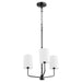 Quorum Home Quorum - 657-3-59 - Three Light Chandelier - Matte Black