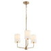 Quorum Home Quorum - 657-3-80 - Three Light Chandelier - Aged Brass