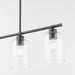 Quorum Home Quorum - 6574-4-59 - Four Light Linear Chandelier - Matte Black
