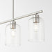 Quorum Home Quorum - 6574-4-65 - Four Light Linear Chandelier - Satin Nickel
