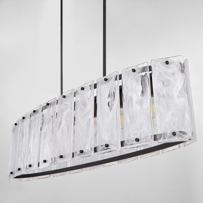 Quorum Home Quorum - 6575-6-59 - Six Light Linear Pendant - Matte Black