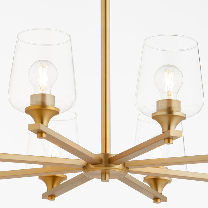 Quorum Home Quorum - 658-8-80 - Eight Light Chandelier - Aged Brass