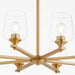 Quorum Home Quorum - 658-8-80 - Eight Light Chandelier - Aged Brass