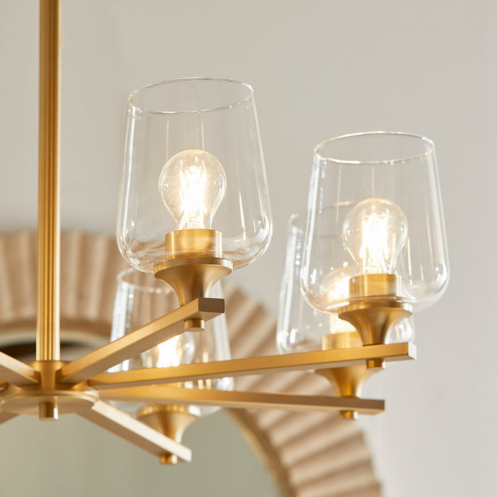 Quorum Home Quorum - 658-8-80 - Eight Light Chandelier - Aged Brass