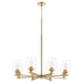 Quorum Home Quorum - 658-8-80 - Eight Light Chandelier - Aged Brass