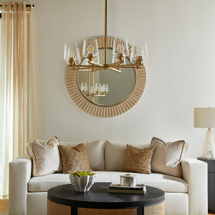 Quorum Home Quorum - 658-8-80 - Eight Light Chandelier - Aged Brass