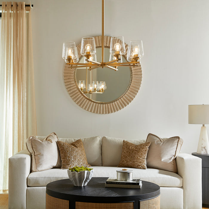 Quorum Home Quorum - 658-8-80 - Eight Light Chandelier - Aged Brass