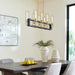 Quorum Home Quorum - 66-8-6980 - Eight Light Chandelier - Textured Black w/ Aged Brass