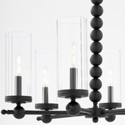 Quorum Home Quorum - 660-6-59 - Six Light Chandelier - Matte Black