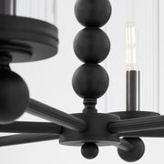 Quorum Home Quorum - 660-6-59 - Six Light Chandelier - Matte Black